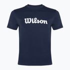 Pánske tenisové tričko Wilson Team Graphic classic navy script