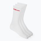 Ponožky Wilson Crew Logo 3 páry bright white