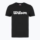 Dámske tenisové tričko Wilson Team Graphic Script W black script