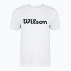 Dámske tenisové tričko Wilson Team Graphic Script W bright white script