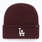 Zimná čiapka 47 Brand MLB Los Angeles Dodgers Haymaker dark maroon