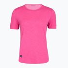 Dámske bežecké tričko Saucony Stopwatch SS fuchsia heather
