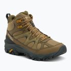Pánske turistické topánky Merrell Thermo Snow Grip Mid Wp drab