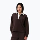 Dámska mikina Sweaty Betty Revive Rugby espresso brown