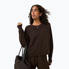 Dámska mikina Sweaty Betty After Class Yoke Crop espresso brown