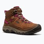 Dámske trekingové topánky KEEN Targhee IV Mid Wp bison/beaujolais