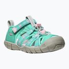 Detské sandále KEEN Seacamp II CNX aqua/giggle pink