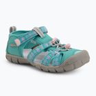 Juniorské sandále KEEN Seacamp II CNX bright aqua/giggle pink