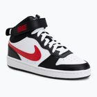 Detské topánky Nike Court Borough Mid 2 white/white/black/university red