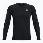 Pánske tréningové tričko longsleeve Under Armour CG Armour Fitted Crew black/white