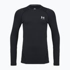 Pánske tréningové tričko longsleeve Under Armour CG Armour Fitted Crew black/white