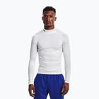 Under Armour pánske tričko s dlhým rukávom Ua Hg Armour Comp Mock white 1369606-100