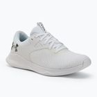 Dámske športové topánky Under Armour W Charged Aurora 2 white/white/metallic warm silver