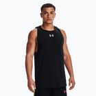 Pánsky basketbalový dres Under Armour Baseline Cotton Tank 3 čierny 136191-3