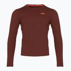 Pánske tričko longsleave Brooks Atmosphere run raisin