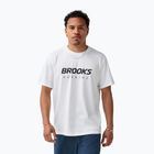 Pánske bežecké tričko Brooks Graphic white/black