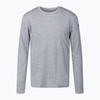 Pánska termoaktívna mikina Smartwool Merino 250 Baselayer Crew Boxed light gray heather