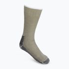 Smartwool Classic Mountaineer Maximum Cushion Crew hnedo-červené trekové ponožky SW0133002361