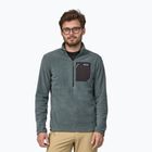Pánska fleecová mikina Patagonia R1 Air Zip Neck nouveau green