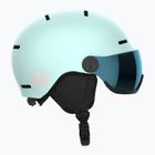 Detská lyžiarska prilba Salomon Orka Visor bleached aqua