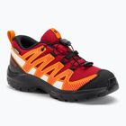 Salomon Xa Pro V8 CSWP red/black/opeppe detská treková obuv