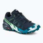 Pánska bežecká obuv Salomon Speedcross 6 carbon/tahitian tide/white