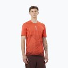 Pánske bežecké tričko Salomon S/Lab Ultra Tee Aop burnt sienna