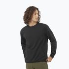 Pánska trekingová mikina Salomon Motomesh Crewneck deep black