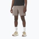 Pánske bežecké šortky Salomon Shakeout Core 2IN1 7" No Liner iron