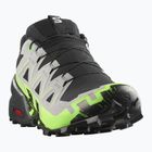Pánske bežecké topánky Salomon Speedcross 6 GTX black/alloy/green gecko