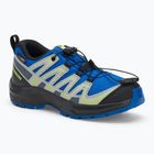 Detské turistické topánky Salomon XA PRO V8 WP nautical blue/black/sharp green