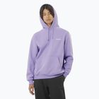 Pánska mikina Salomon Logo Hoodie violet tulip