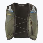 Bežecká vesta Salomon Active Skin 4 Gravel Set wren/deep lichen green/spicy mustard