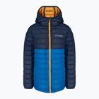 Detská páperová bunda Columbia Powder Lite Hooded bright indigo/collegiate navy