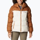 Columbia Pike Lake Insulated II dámska páperová bunda camel brown/chalk