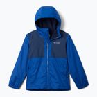 Detská bunda do dažďa Columbia Rainy Trails II Fleece mountain blue/ collegiate navy slub