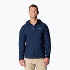 Pánska softshellová bunda Columbia Ascender II s kapucňou collegiate navy