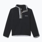 Detská fleecová mikina Columbia Halvetia II Half Snap Fleece black/city grey
