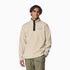 Pánska fleecová bunda Columbia Steens Mountain Half Snap II ancient fossil/black