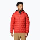 Pánska páperová bunda Columbia Delta Ridge II Down Hooded sail red