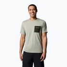 Pánske tričko Columbia Hike Pocket Crew safari/greenscape