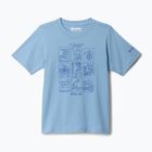 Detské tričko Columbia Valley Creek Graphic ripple blue/hike guide