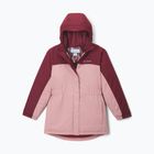 Detská lyžiarska bunda Columbia Hikebound II Long Insulated eraser pink/rich wine