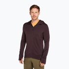 Pánska mikina Icebreaker Merino 260 Quantum IV Zip Hoodie bittersweet