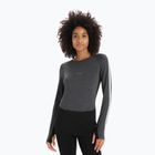 Dámska termoaktívna mikina icebreaker ZoneKnit 260 jet hthr/black/metro hthr/cb