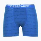 Pánske termo boxerky Icebreaker Anatomica lazurite/midnghtnvy/aop