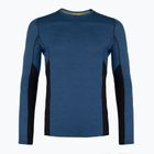 Pánska termoaktívna mikina Smartwool Merino Sport Crew laguna blue/deep navy