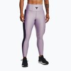 Dámske tréningové legíny Under Armour Project Rock HG Ankle purple luxe