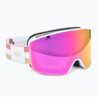 Dámske lyžiarske okuliare Giro Ella white lx stripe/pink/infrared