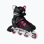 Dámske kolieskové korčule K2 Freedom III 8 Alu black/pink 3H621.1.1.65